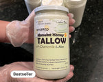 Chamomile and Aloe with Manuka Honey Tallow, All-Natural Whipped Tallow with 850+MGO Manuka Honey, Unscented Whipped Tallow