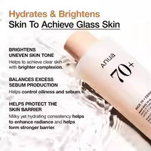 Anua Rice 70 Glow Milky Toner With 70% Rice Water & Ceramide