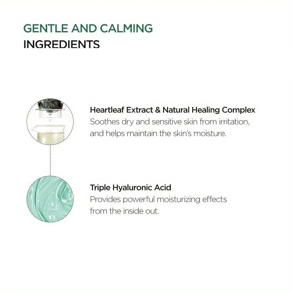 Anua Heartleaf 70 Lotion Lightweight Face Moisturizer with Hyaluronic Acid for Sensitive and Acne-Prone Skin